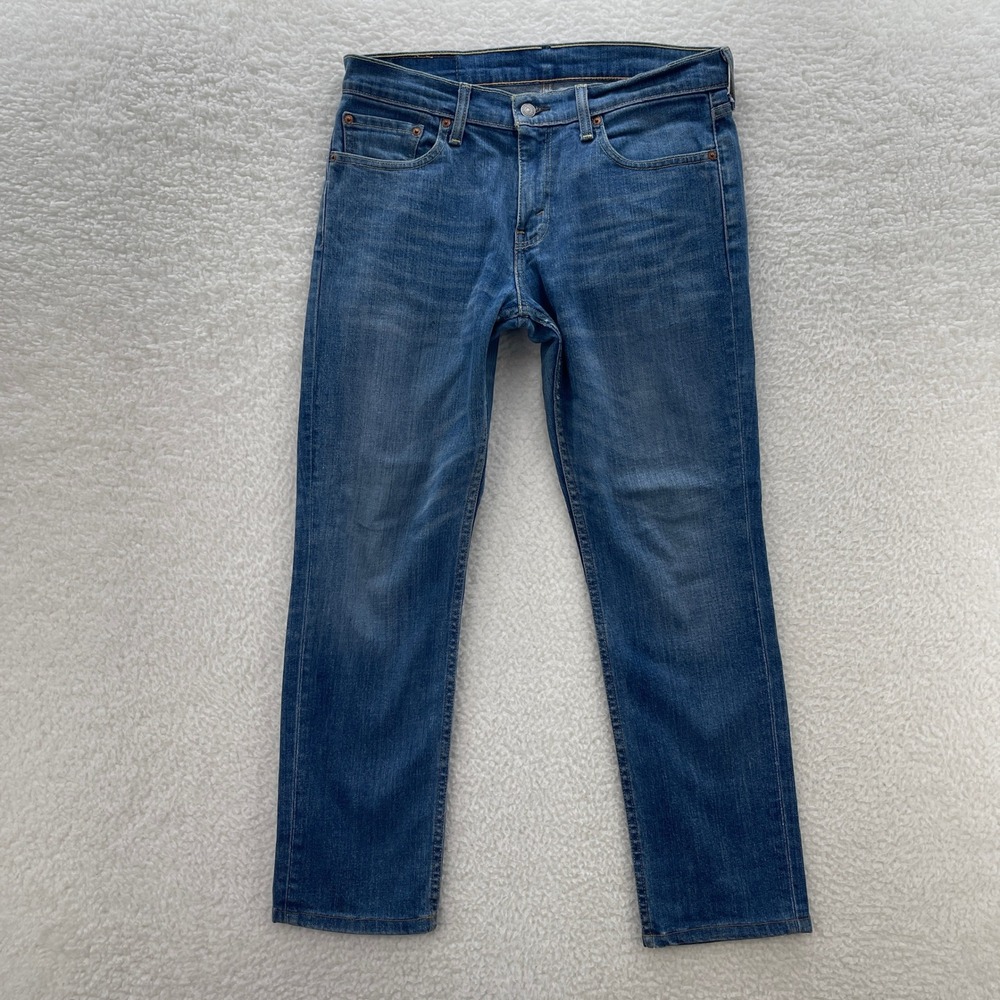Levis 511 Jeans Mens 31x30 Blue Slim Fit Medium Wash Stretch Denim Preppy Grunge